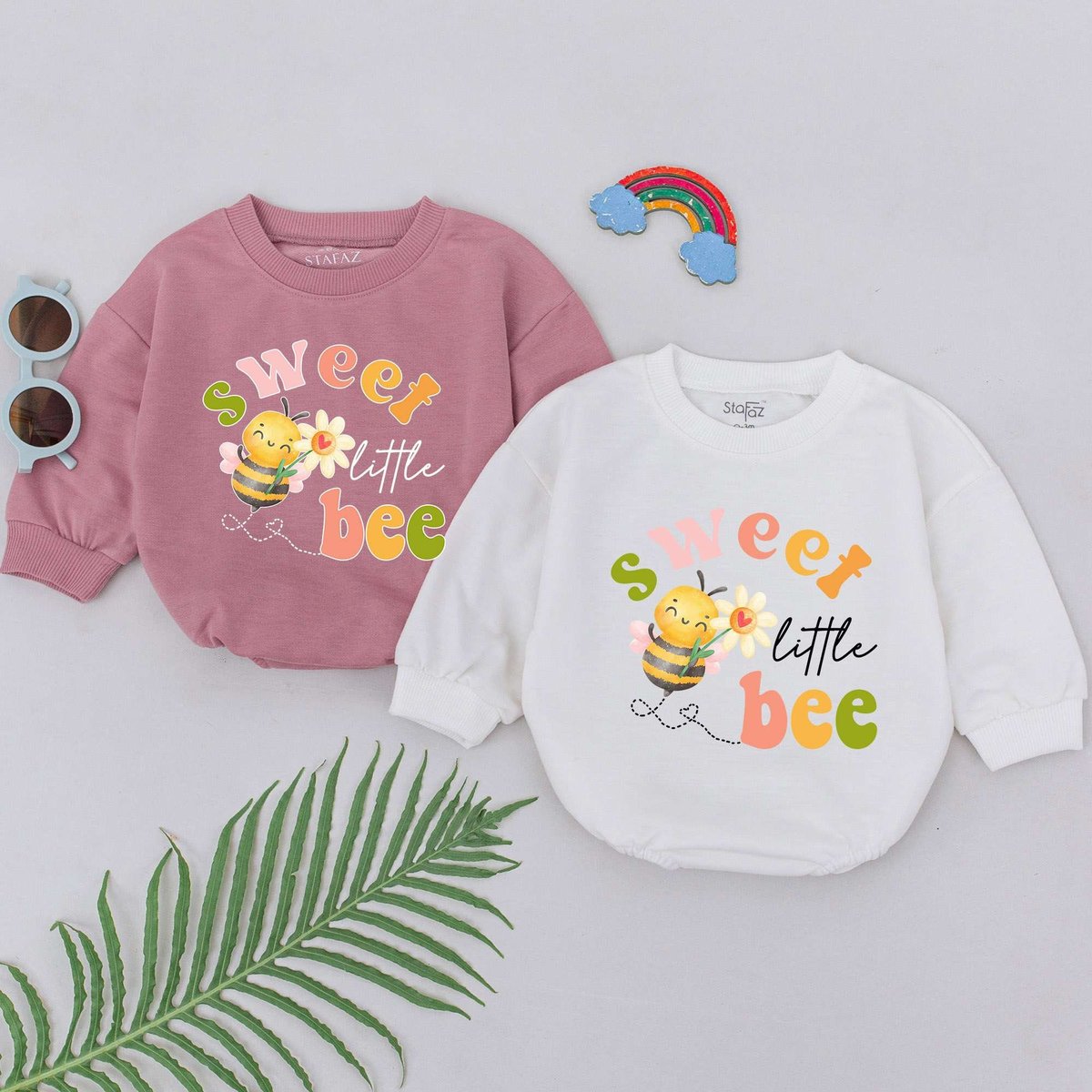 Sweet Little Bee Baby Romper Mother's Day Bodysuit Bee Baby Shower Bee Birthday Gift Baby Bee Outfi