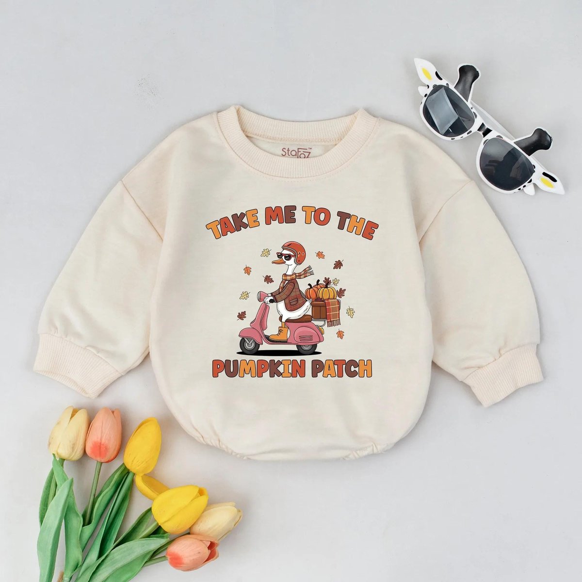 Take Me To The Pumpkin Patch Baby Bubble Romper Fall Goose Baby Outfit Cute Autumn Infant Clothes Re 433