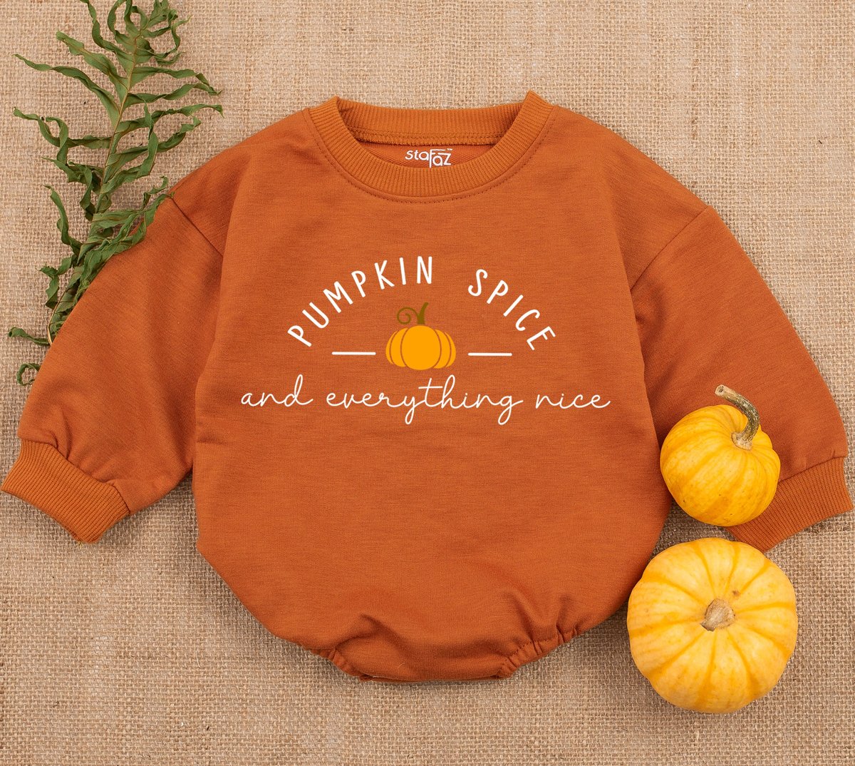 Thanksgiving baby Outfit Pumpkin Spice super soft cozy warm sweatsuit Thanksgiving baby girl Retro T 154