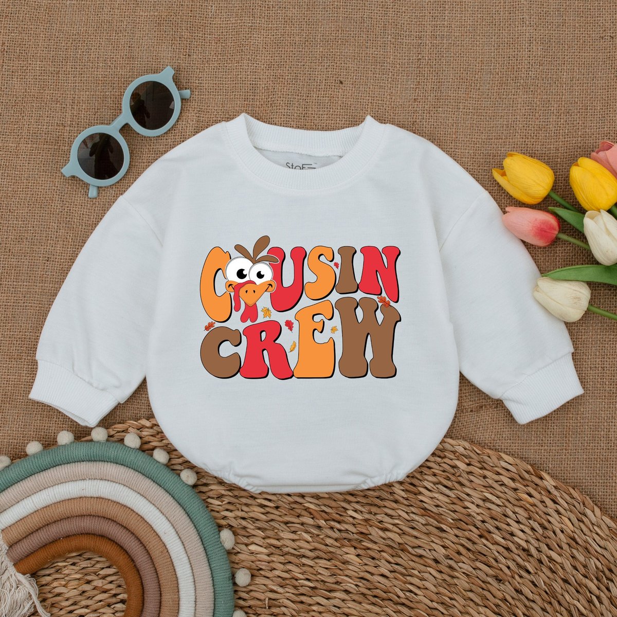 Thanksgiving Cousin Crew Baby Romper Cousin Crew Bodysuit Fall Baby Outfit Matching Thanksgiving Shi 173