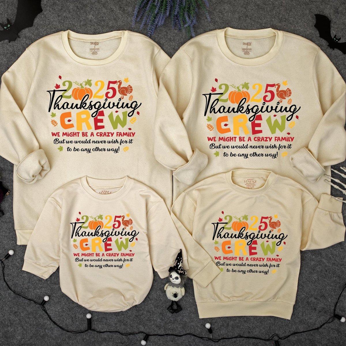Thanksgiving Family Crew Sweater 2025 Thanksgiving Crew Fall Family Matching Sweatshirt Thanksgiving 435