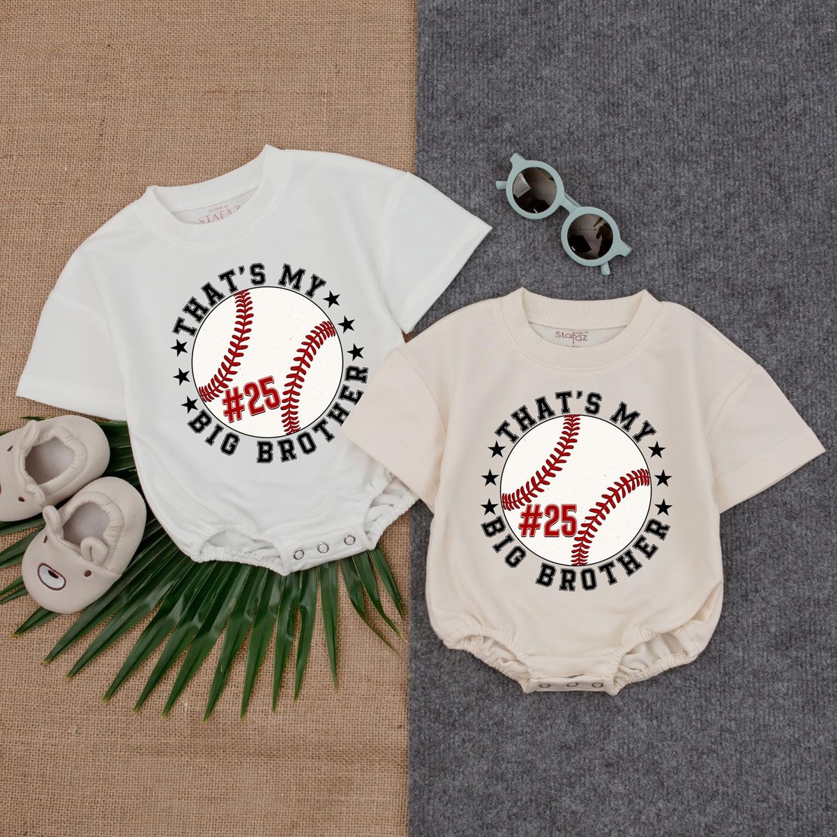 That My Big Brother Baseball Baby RomperGame Day OutfitBoy Baby Clothes Sibling Basketball Fan Baseb 187