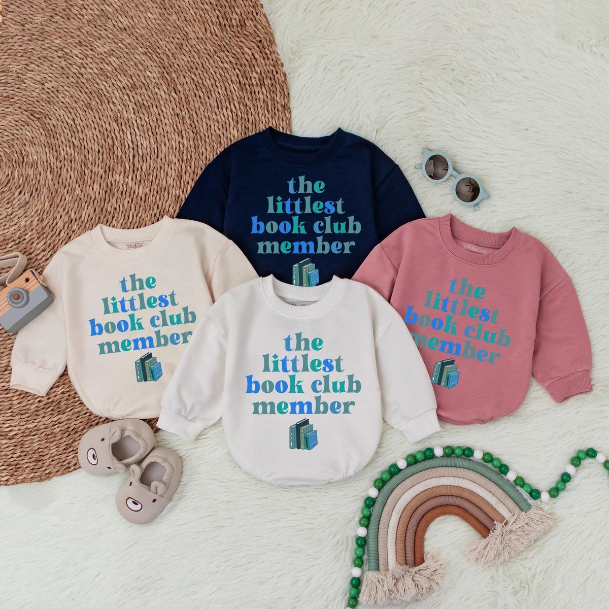 The Littlest Book Club Member Boy Baby Romper Bookworm Baby Bodysuit Cute Baby Clothes Newborn Outfi 186