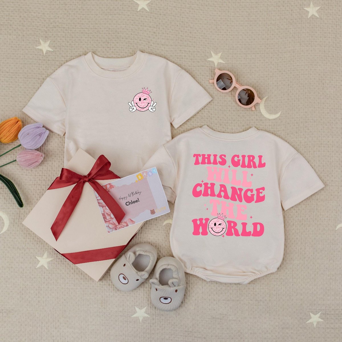 This Girl Will Change The World Baby Romper Girl Power Kids Babysuit Little Feminist Girls Babysuit