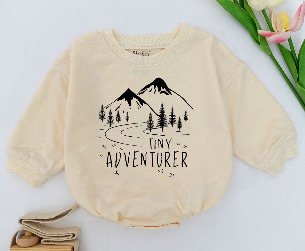 Tiny Adventurer Baby Romper Adventure Baby Outfit Forest Clothes Travel Baby Gift Adventure Bodysuit 153