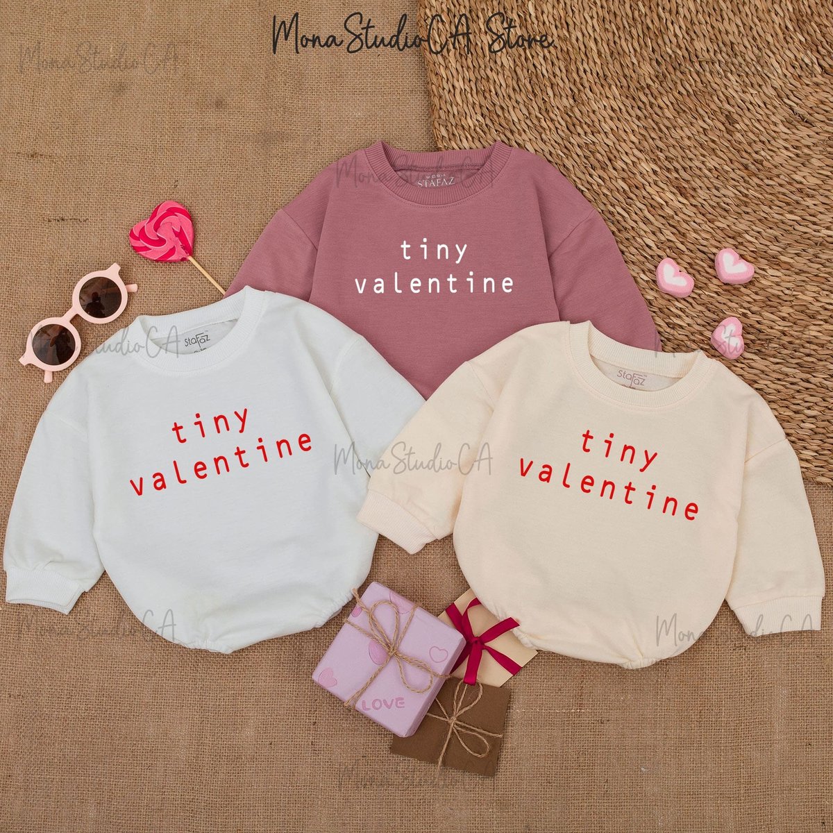 Tiny Valentine Baby Romper Valentines day baby Outfit Valentines day baby girl outfit Valentine Day