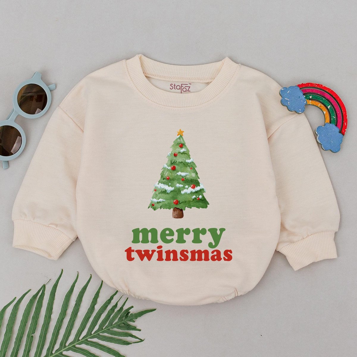Twin Christmas Romper Best Friends Twin 1st Christmas Baby Romper Baby Shower Gift Christmas Outfits