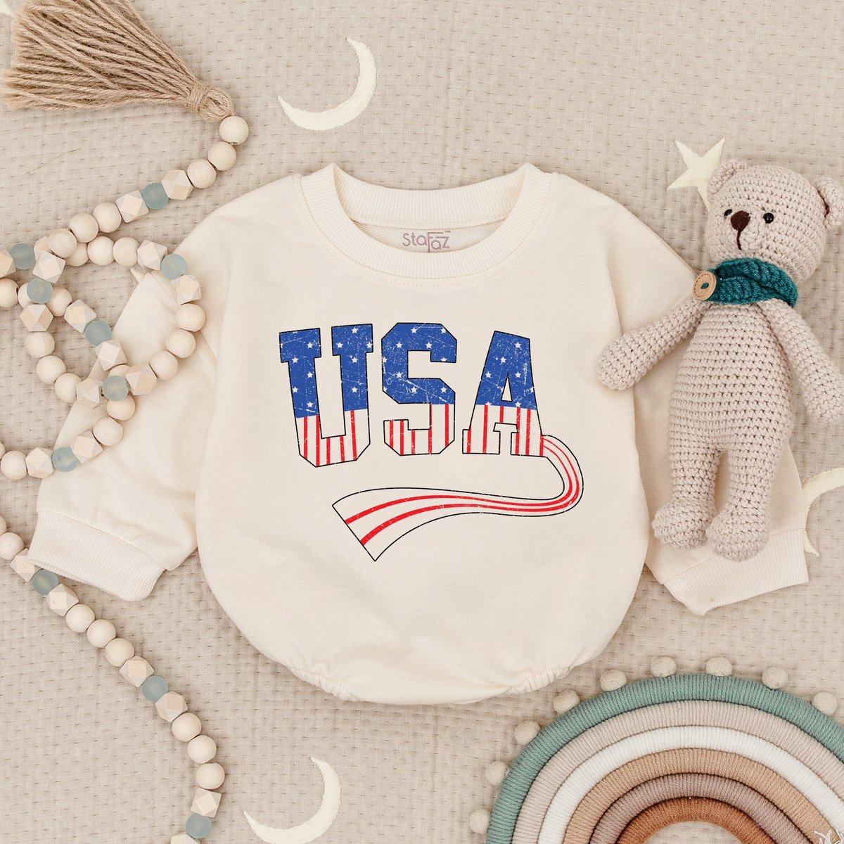 Usa Independence Day Romper USA Baby Romper Usa Baby USA Baby Romper Bubble Romper USA Baby Sweatshi