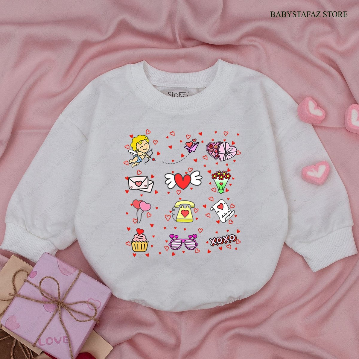 Valentines day baby Outfit Cupid Baby Romper Valentines day baby girl outfit Valentines baby Clothes 163