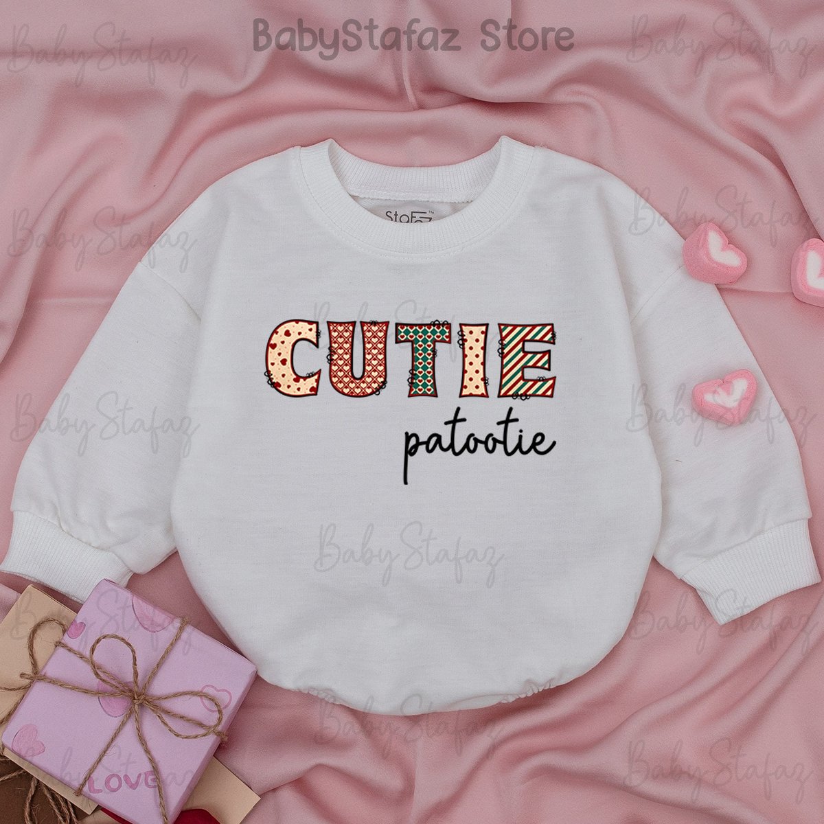 Valentines day baby Outfit Cutie Patootie Baby Romper Valentines day baby girl outfit Valentines bab 163