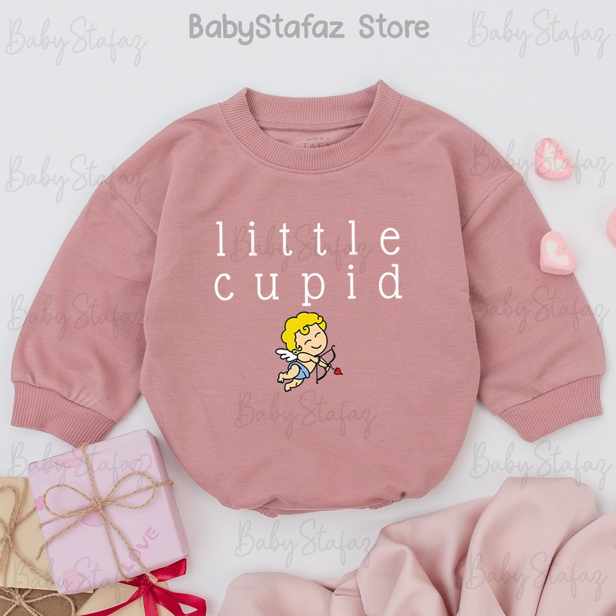 Valentines day baby Outfit Little Cupid Baby Romper Valentines day baby girl outfit Valentines baby 163