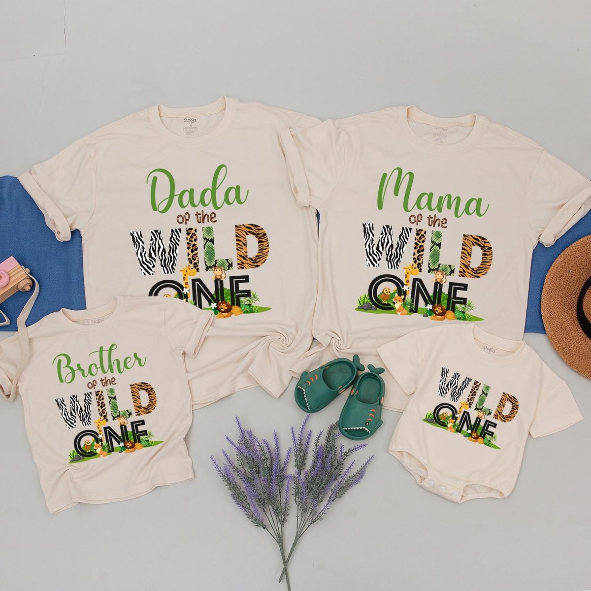 Wild One Family Birthday Shirts Zoo Animal Theme Birthday Shirts for Mom Dad Matching Family Birthda 187