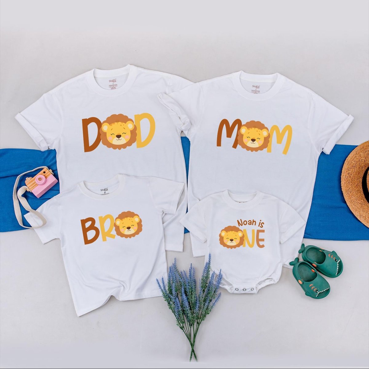 Wild One Family Matching Shirts Safari Birthday Outfit Wild One Birthday Boy Lion Family Shirts Jung 437