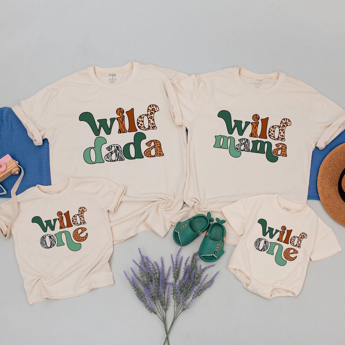 Wild One Matching Family Birthday Shirts 1st Birthday Shirt Safari Birthday Jungle Zoo Animal Wild 1 166