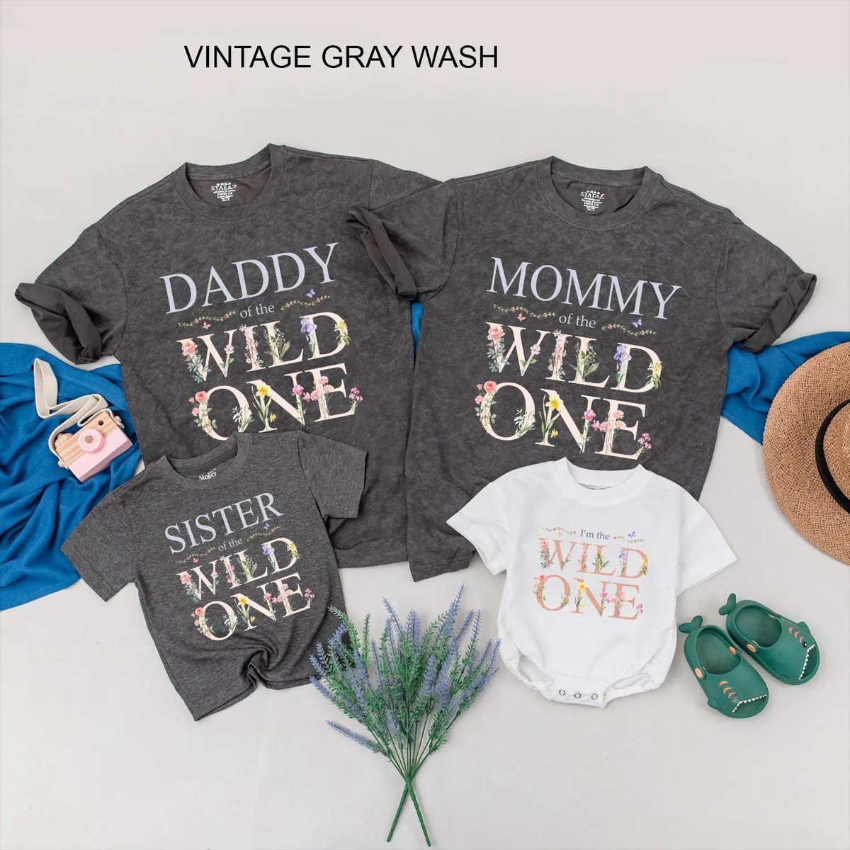 Wild One Theme Matching Family Birthday Shirts Cute Trendy Outfits for Parents Siblings Toddlers Wil 189